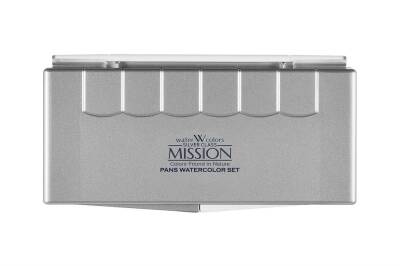 Mission Watercolor Silver Tablet Pigment 12 Pack 5012 - 1