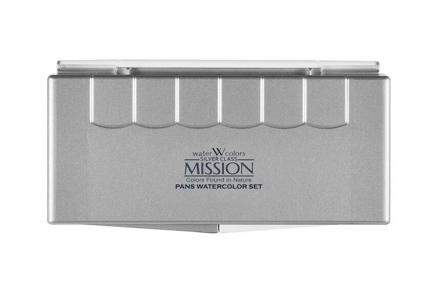 Mission Watercolor Silver Tablet Pigment 12 Pack 5012 - 1