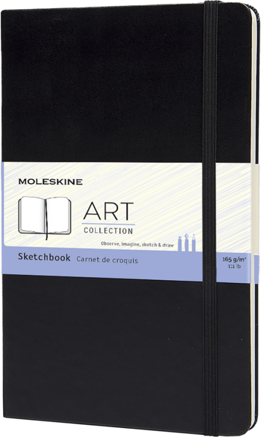 Moleskine Art Collection Sketchbook 13x21 104 Sayfa 165 gr Black - 1