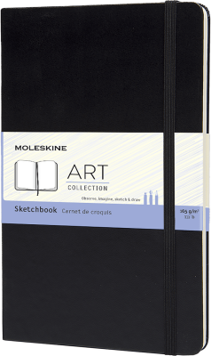 Moleskine Art Collection Sketchbook 13x21 104 Sayfa 165 gr Black