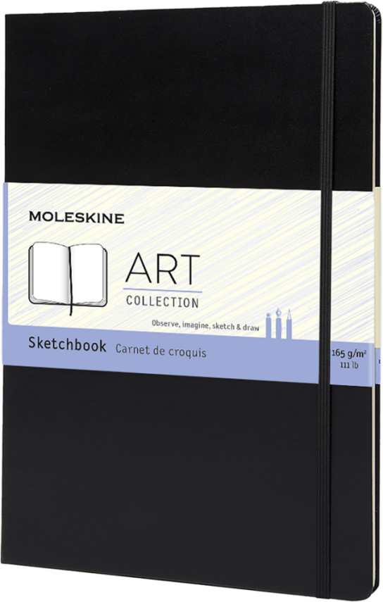 Moleskine Art Collection Sketchbook A4 96 Sayfa 165 gr Black - 1
