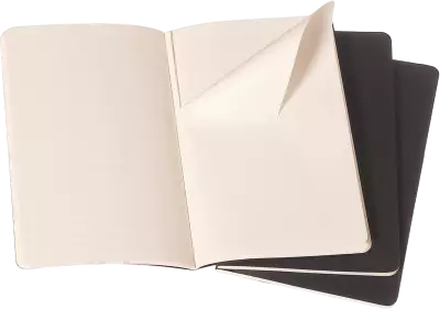 Moleskine Cahiers Journals Çizgili Defter 9x14 64 Sayfa Black 3'lü Set (1)