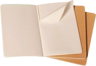 Moleskine Cahiers Journals Çizgili Defter 9x14 64 Sayfa  Kraft Brown 3'lü Set - 2