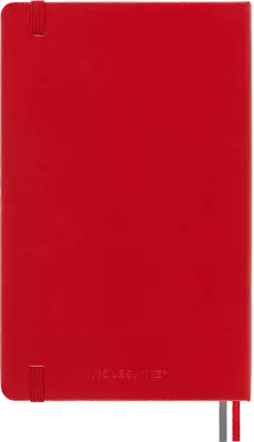 Moleskine Classic Sert Kapak Çizgili Defter 13x21 400 Sayfa Red - 5