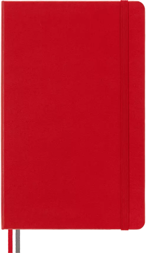 Moleskine Classic Sert Kapak Çizgili Defter 13x21 400 Sayfa Red - 1