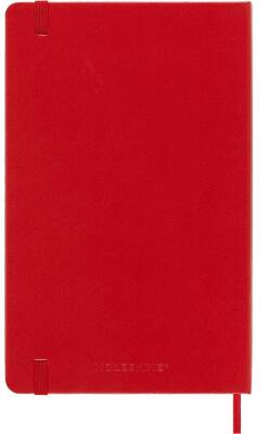 Moleskine Classic Sert Kapak Çizgisiz Defter 13x21 240 Sayfa Red - 5
