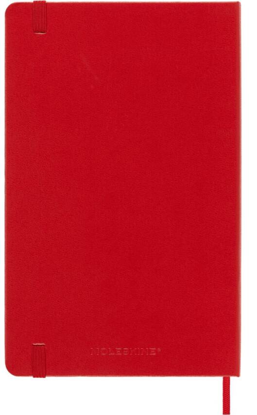 Moleskine Classic Sert Kapak Çizgisiz Defter 13x21 240 Sayfa Red - 5