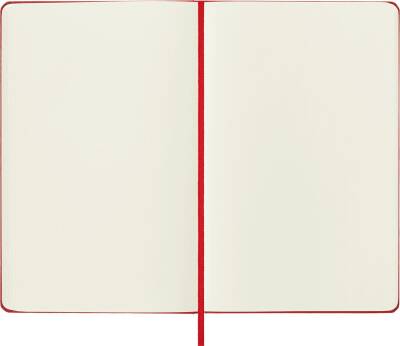 Moleskine Classic Sert Kapak Çizgisiz Defter 13x21 240 Sayfa Red - 3