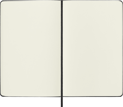 Moleskine Classic Sert Kapak Çizgisiz Defter 9x14 192 Sayfa Black - 3