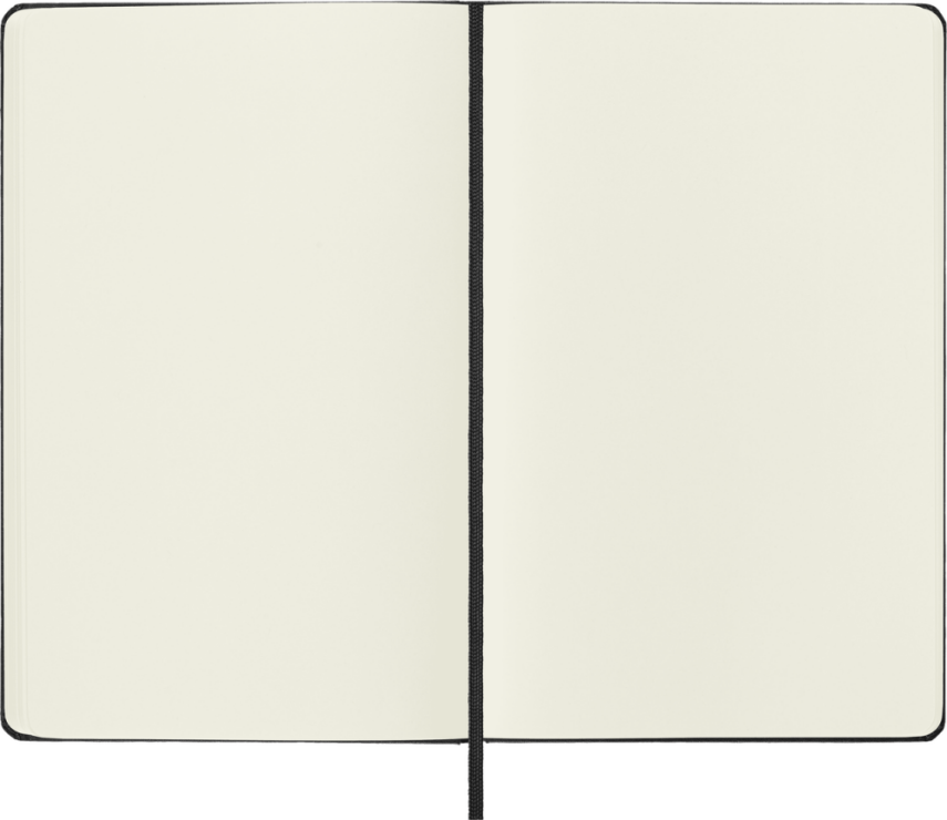 Moleskine Classic Sert Kapak Çizgisiz Defter 9x14 192 Sayfa Black - 3