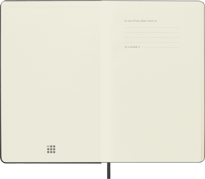 Moleskine Classic Sert Kapak Çizgisiz Defter 9x14 192 Sayfa Black - 2