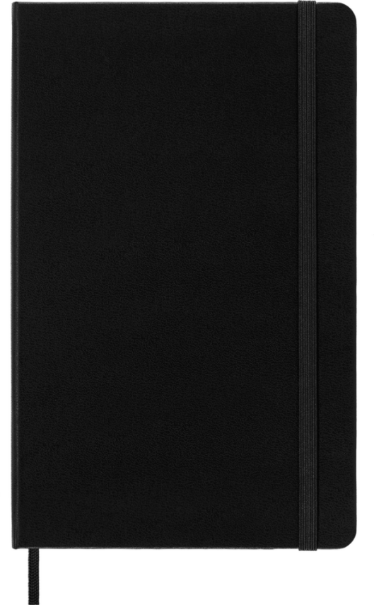 Moleskine Classic Sert Kapak Çizgisiz Defter 9x14 192 Sayfa Black - 1