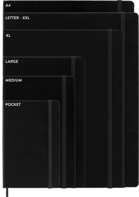 Moleskine Classic Yumuşak Kapak Çizgili Defter 13x21 Black - 6
