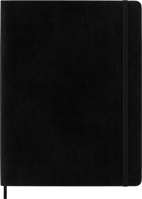 Moleskine Classic Yumuşak Kapak Çizgisiz Defter 19x25 192 Sayfa Black