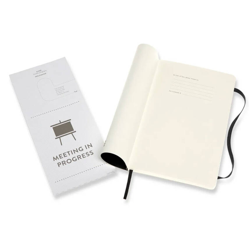 Moleskine Professionel Sert Kapak Çizgili Defter 13x21 192 Sayfa 70 gr Black - 3