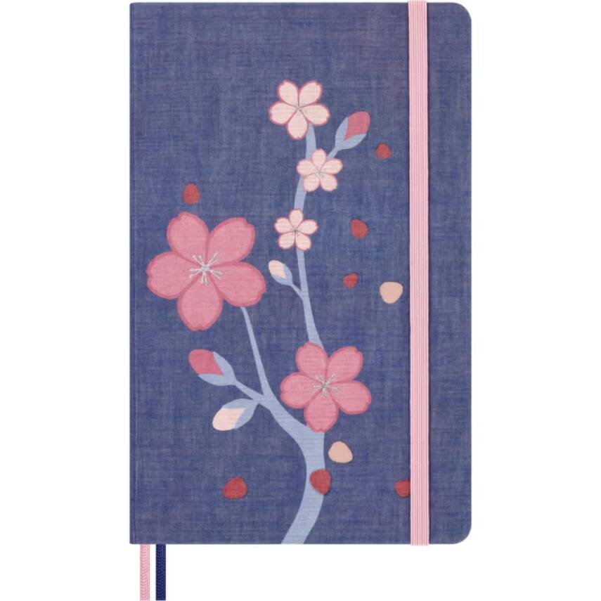 Moleskine Sakura Sert Kapak Çizgisiz Defter 13x21 176 Sayfa - 1