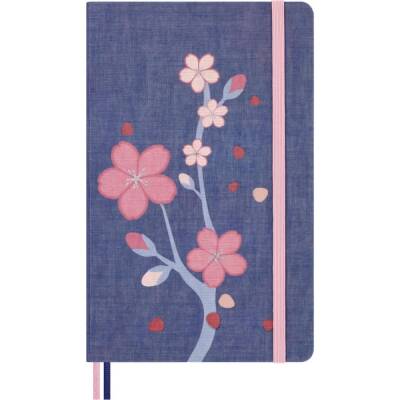 Moleskine Sakura Sert Kapak Çizgisiz Defter 13x21 176 Sayfa
