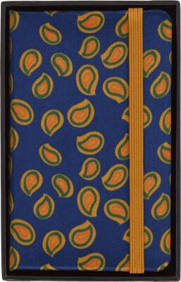 Moleskine Silk Collection Çizgisiz Defter Blue 6.5×10.5 160 Sayfa Sapphire Blue Kutulu - 5