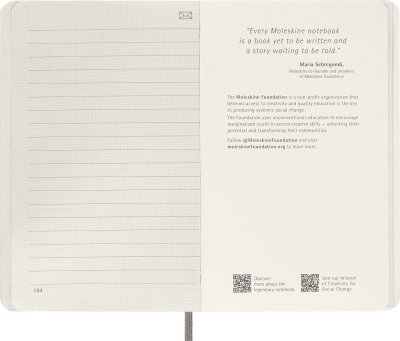 Moleskine Smart Sert Kapak Çizgili Defter 9x14 144 Sayfa 100 gr Black - 4