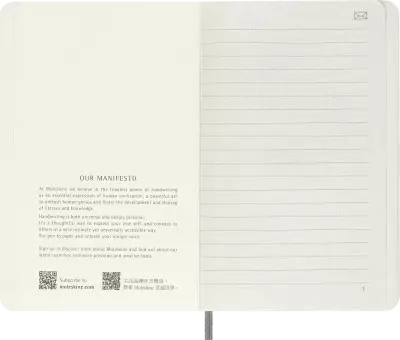 Moleskine Smart Sert Kapak Çizgili Defter 9x14 144 Sayfa 100 gr Black - 5