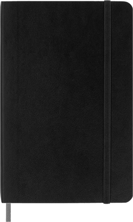 Moleskine Smart Sert Kapak Çizgili Defter 9x14 144 Sayfa 100 gr Black - 1