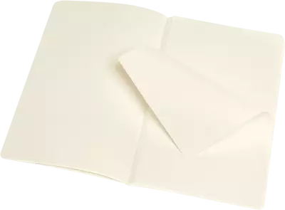 Moleskine Volant Not Defteri Çizgisiz 13x21 96 Sayfa 2'li Set Mavi + Amber Sarı (1)