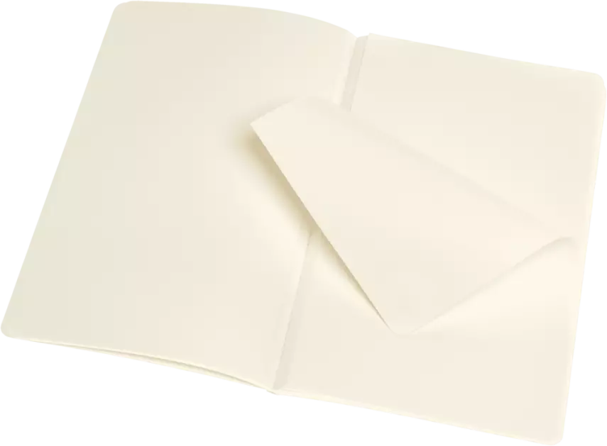 Moleskine Volant Not Defteri Çizgisiz 13x21 96 Sayfa 2'li Set Mavi + Amber Sarı - 2