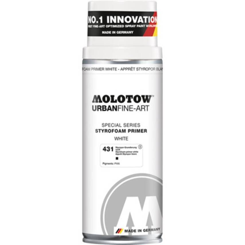 Molotow Primer Beyaz Strafor Astar Boyası N:431 - 1