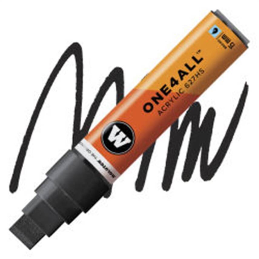 Molotow Signal Black Felt Tip Acrylic Marker 15 mm - 1