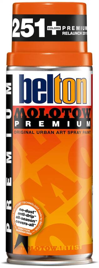 Molotow Spray Paint 400 Ml N:014 Dare Orange - 2