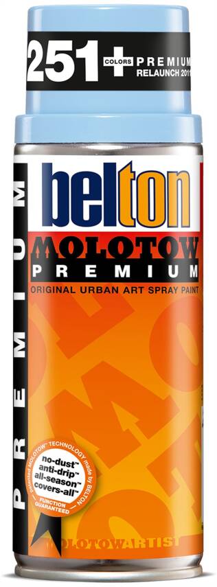 Molotow Spray Paint 400 Ml N:091 Shock Blue Pastel - 2