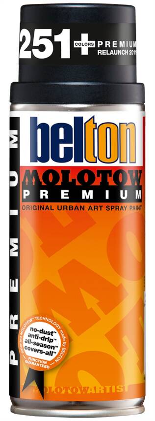 Molotow Spray Paint 400 Ml N:221 Deep Black - 1