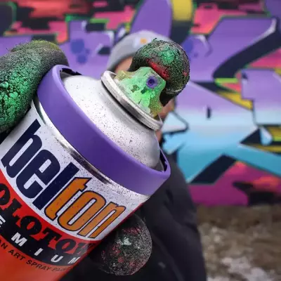 Molotow Spray Paint 400 Ml N:225 Dark Gray Neutral