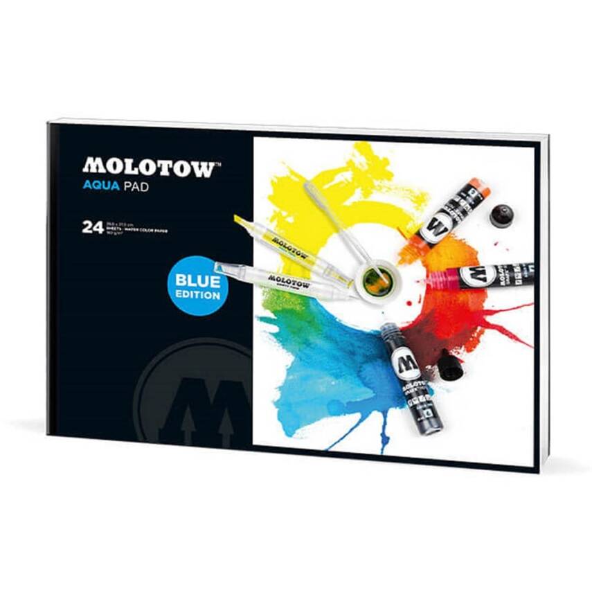 Molotow Suluboya Blok 39X27 Cm 180 Gr 24 Yaprak No:801015 - 1