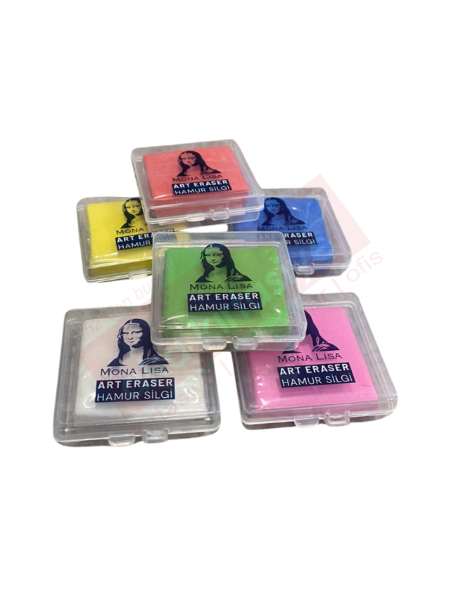 Mona Lisa Colored Dough Eraser - 1