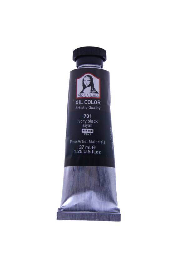Monalisa Oil Paint 37 ml Black 701 - 1