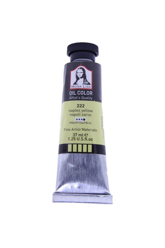 Monalisa Oil Paint 37 ml Napoli Yellow 222 - 1