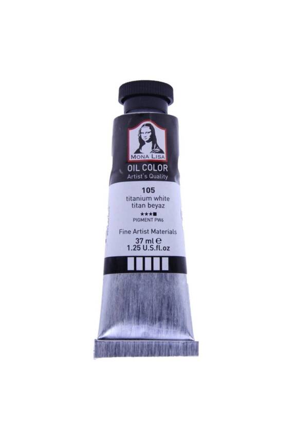 Monalisa Oil Paint 37 ml Titan White 105 - 1