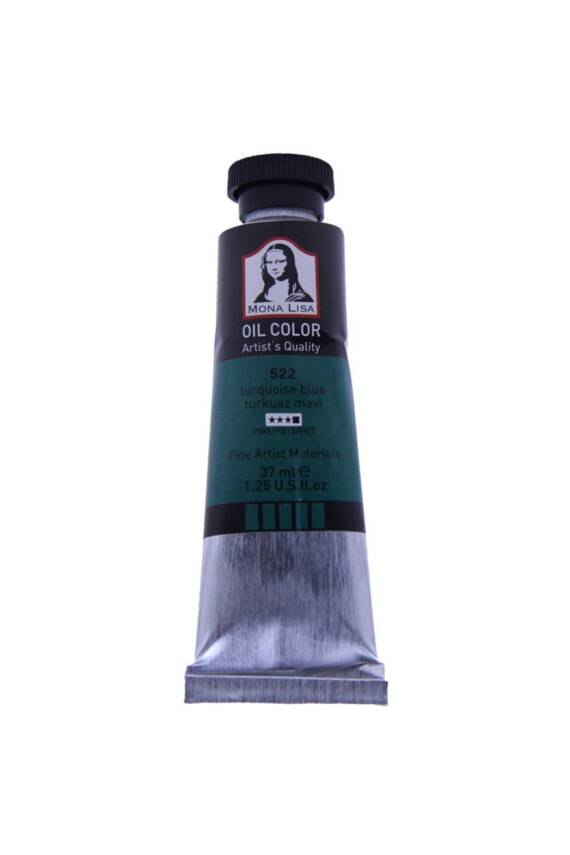 Monalisa Oil Paint 37 ml Turquoise Blue 522 - 1