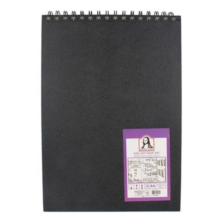 Monalisa Sketchbook A4 100 gr 80 yp Hard Cover Wirebound - 1