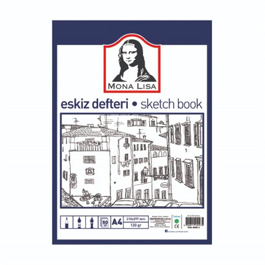 Monalisa Sketchbook A4 120 g 50 yp - 1