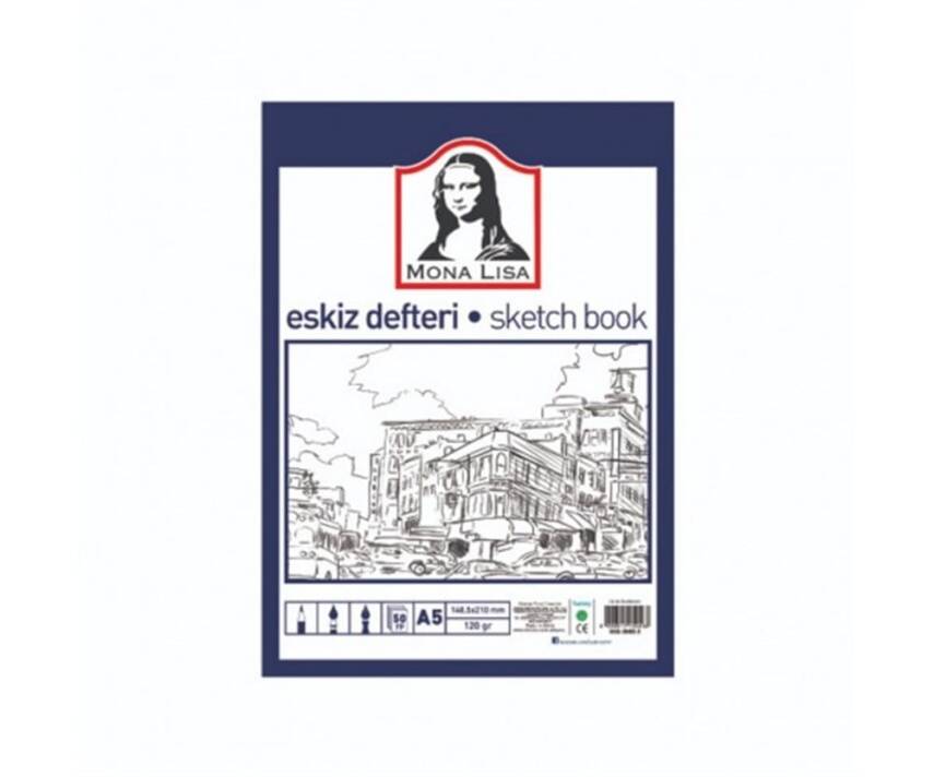 Monalisa Sketchbook A5 120 g 50 yp - 1