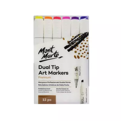 Mont Marte Dual Marker Seti Premium 12'li (1)