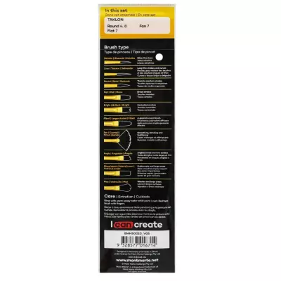 Mont Marte Galeri Serisi Akrilik Fırça Seti Signature 4'lü (1)