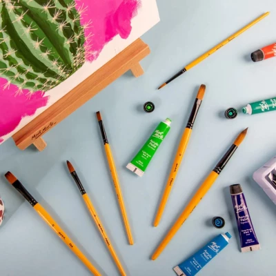 Mont Marte Galeri Serisi Akrilik Fırça Seti Signature 6'lı - 7