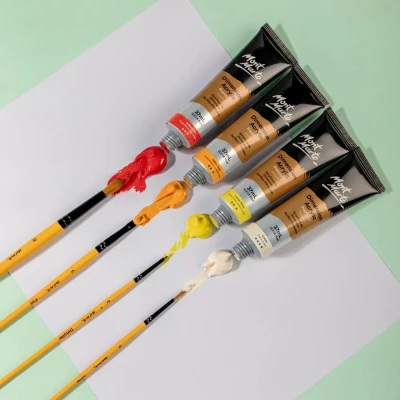 Mont Marte Gallery Series Acrylic Brush Set Signature 4-Piece - 3