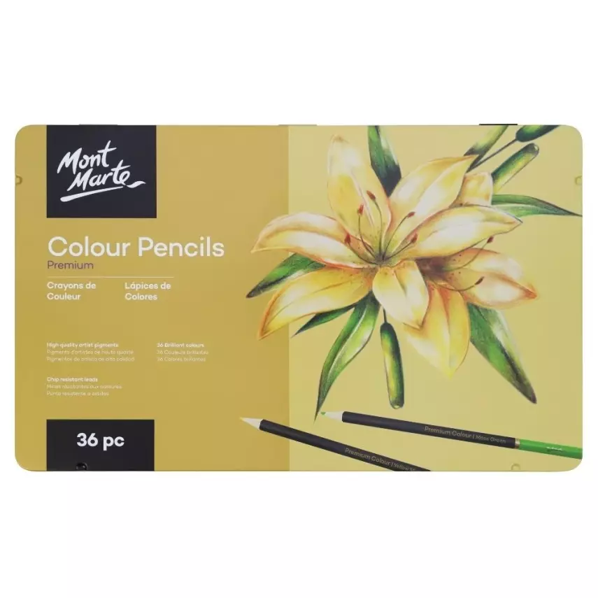 Mont Marte Kuru Boya Kalem Seti Premium 36'lı - 2