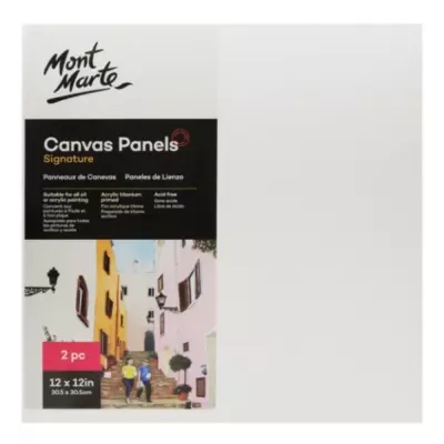 Mont Marte Pres Tuval 30.5x30.5 cm 2'li Paket