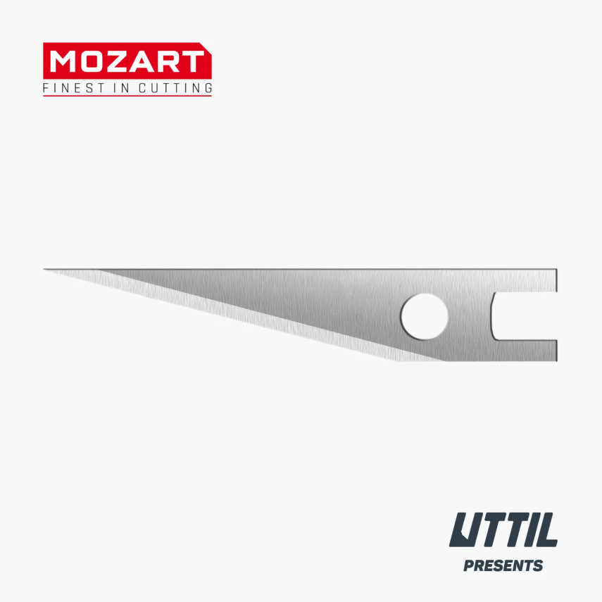 Mozart Blades Hassas Kretuar Bıçağı Yedeği Spitz 10'lu (P1A ve P2A ile uyumlu) - 1