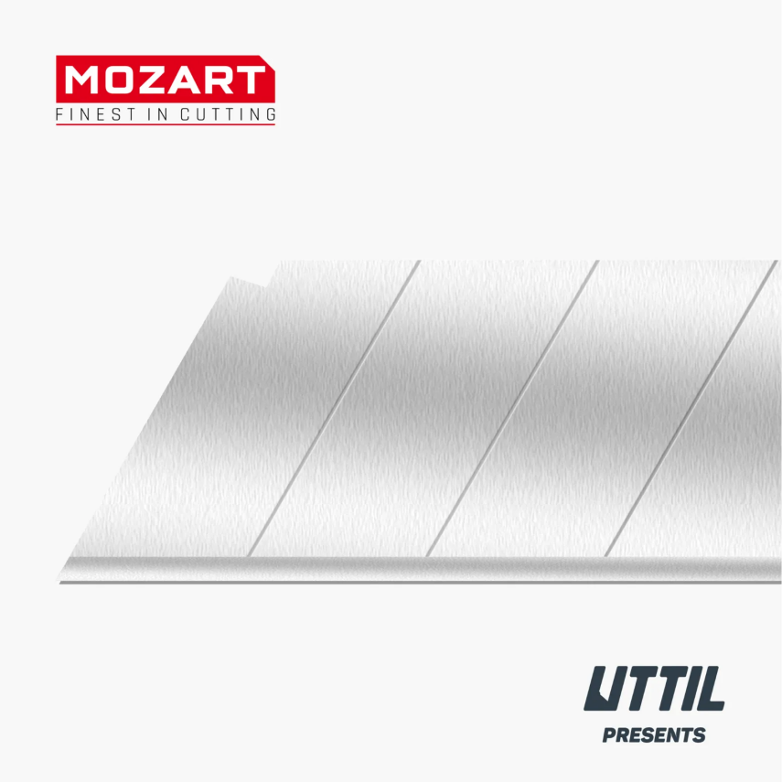 Mozart Blades Maket Bıçağı Yedeği Segmentsiz 18 mm 10'lu - 2